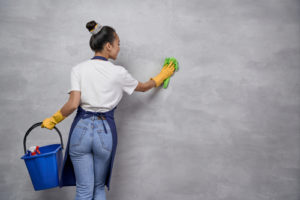 What is the best way to clean walls